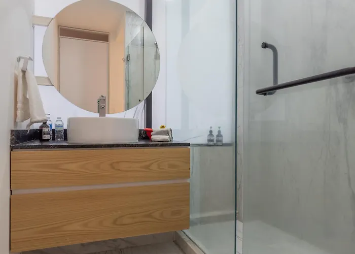 Stylish Quiet Studio, Smart Tv, Six Flags 1k Hotel Mexico City