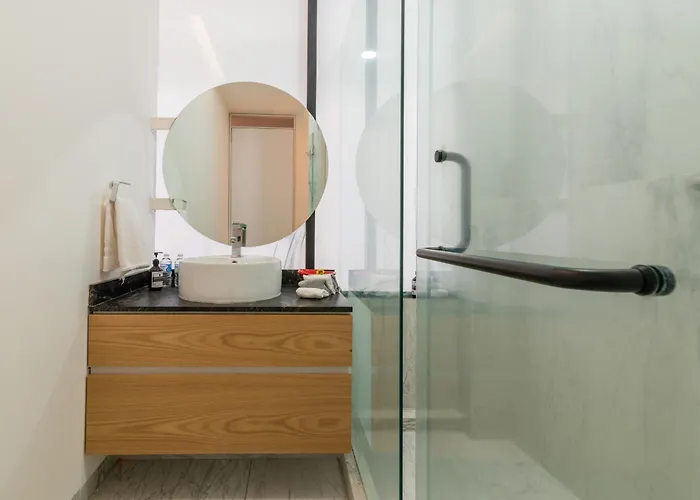 Stylish Quiet Studio, Smart Tv, Six Flags 1k Hotel Mexico City