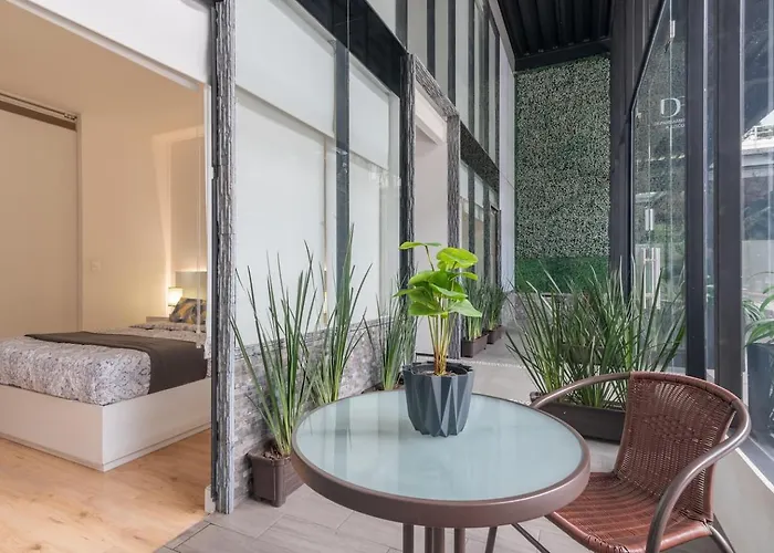 Stylish Quiet Studio, Smart Tv, Six Flags 1k Mexico City